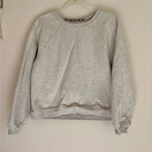 FP Movement by Free People Heather Gray Crew Neck Sweater